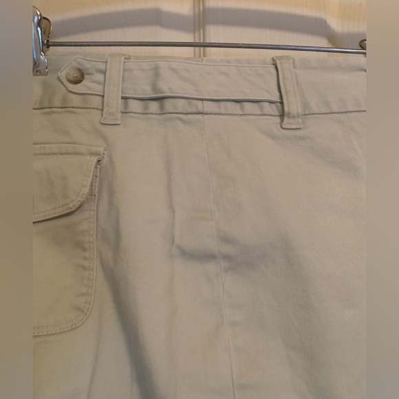 Ann Taylor Cotton Capri Pants Mint Green - Picture 6 of 10